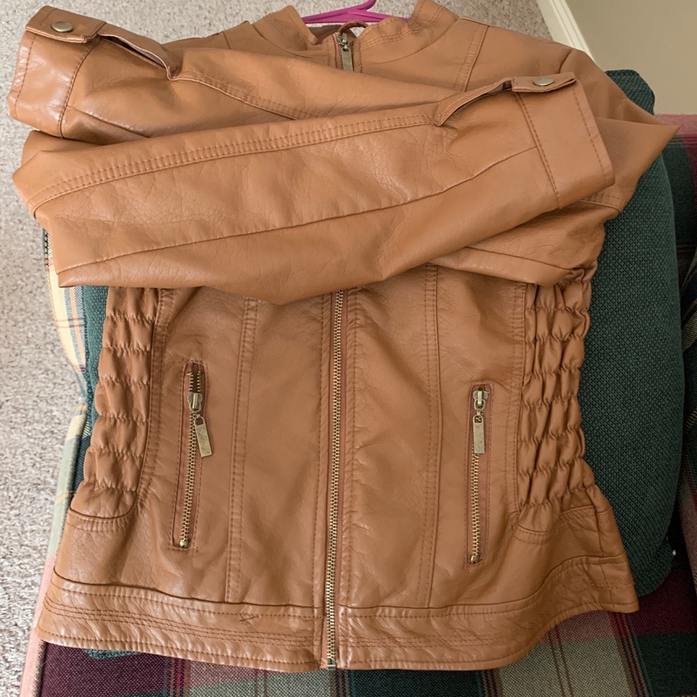 Tan Leather Jacket!